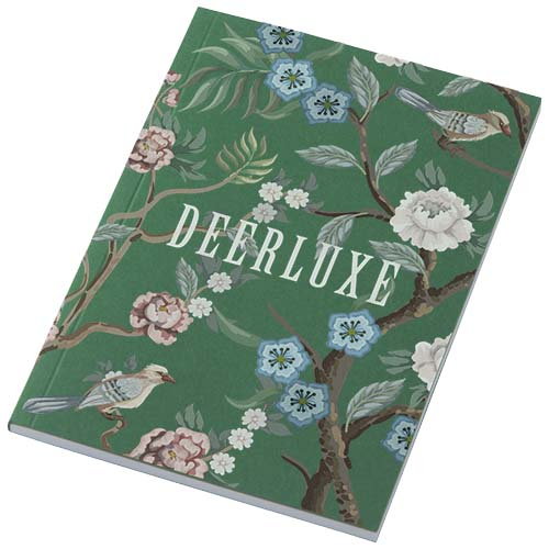 Mini carnet personnalisable A6 50 feuilles Novella Austen Vert 